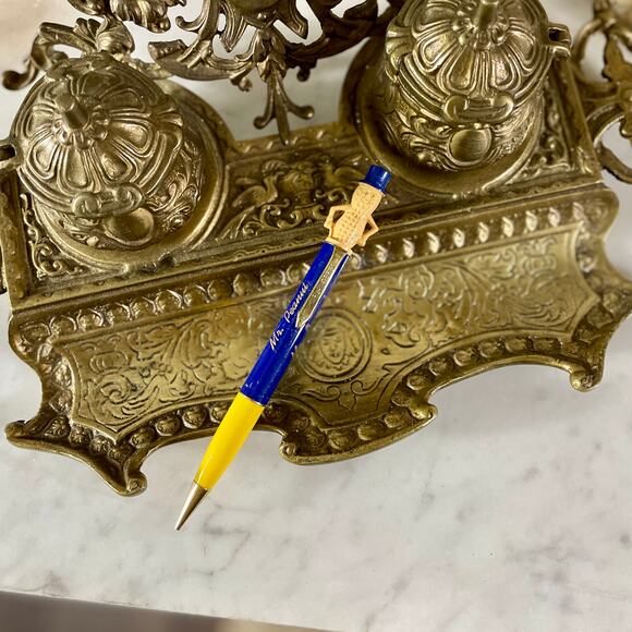 Blue and Yellow Ballpoint Pen - Picture 7 of 8